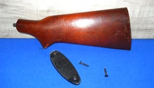 H&R TOPPER 58 PARDNER /NEF 12GA WOOD STOCK, STOCK BOLT & BUTTPLATE  #A6856