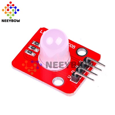 5V RGB Full-Color LED Module 10mm Bright Sensor for Arduino Projects DIY