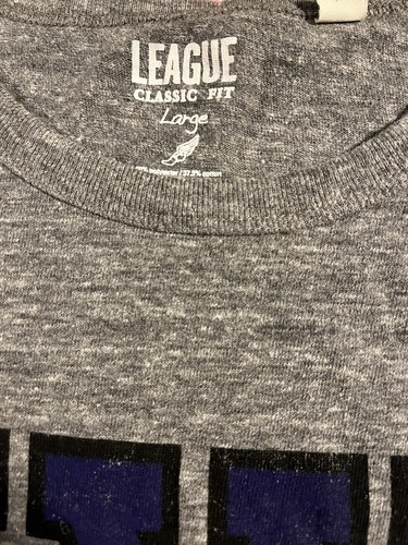 T-shirt maglietta donna New York University NYU manica corta GRANDE grigio città college - Foto 3 di 6