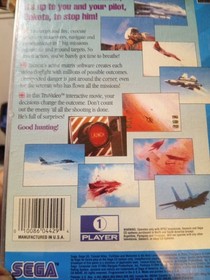 TOMCAT ALLEY SEGA SATURN VIDEO GAME