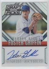 2014 Panini Prizm Perennial Draft Picks Silver Foster Griffin #28 Auto 3v4