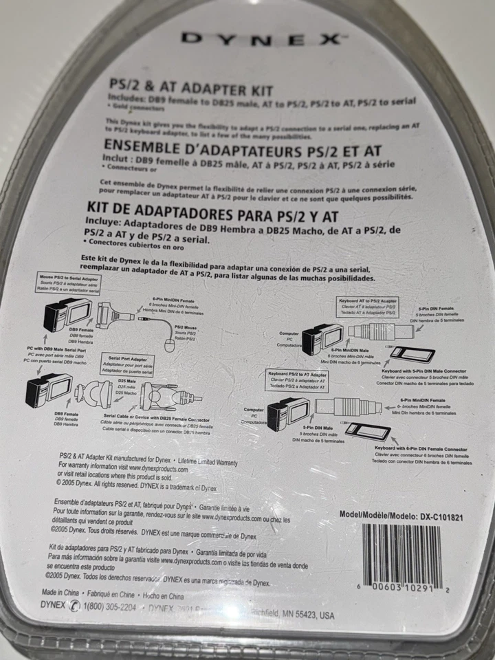Ps/2 & At Adapter Kit - Image 2 of 3