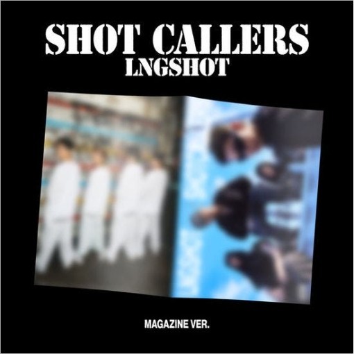 LNGSHOT [SHOT CALLERS] EP Album MAGAZINE Ver/CD-R+Photo, Sticker