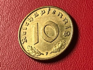 Drittes Reich 10 Reichspfennig 1938 F