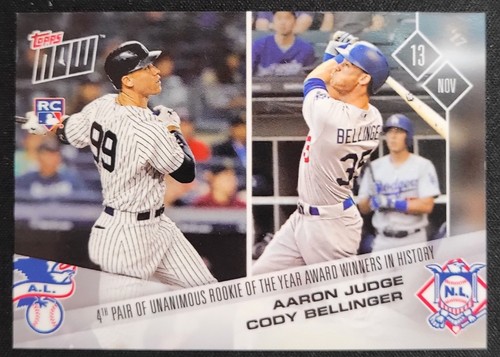 2017 Topps Now OS-66 Aaron Judge / Cody Bellinger