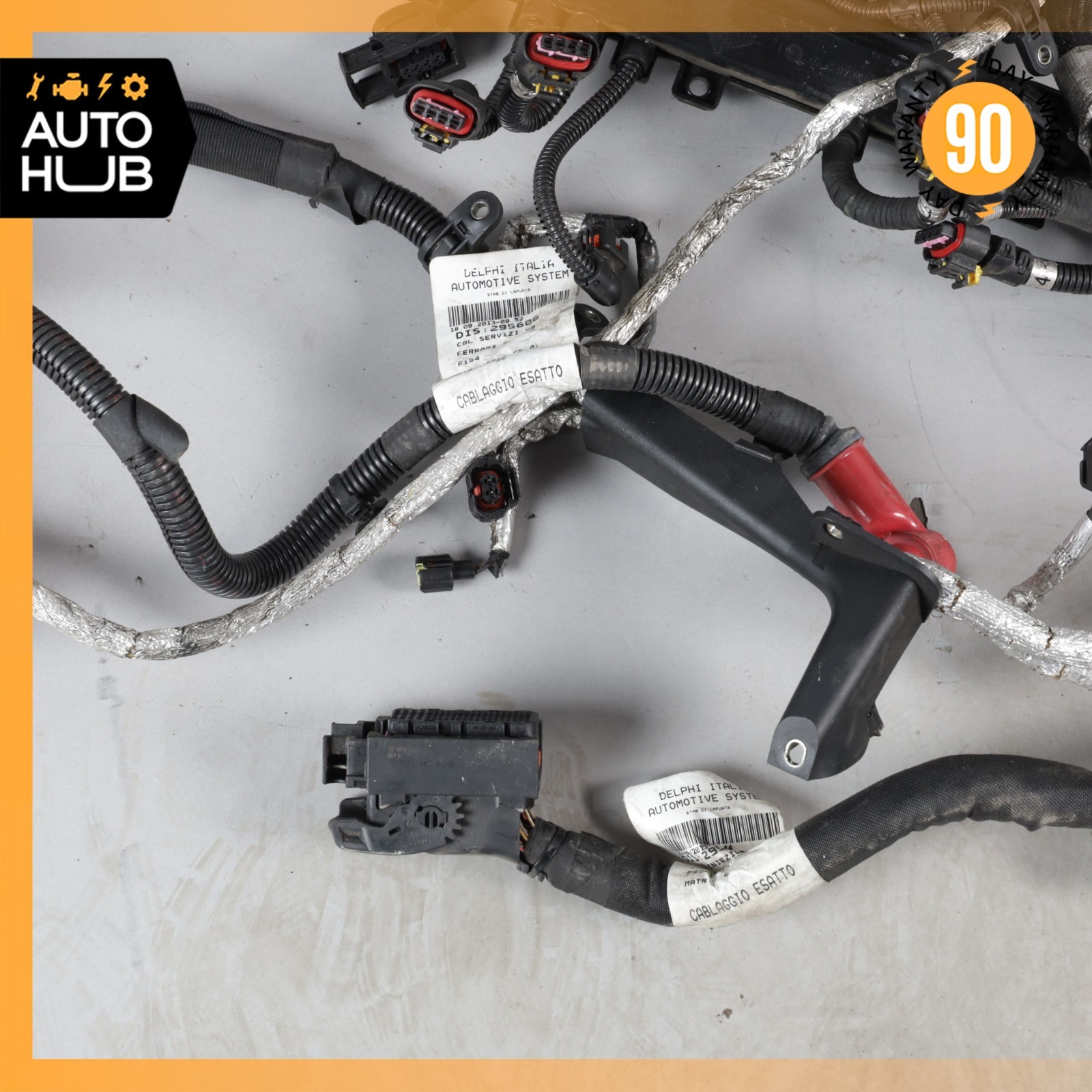 14-15 Maserati Quattroporte M156 GTS 3.8L Engine Motor Wiring Wire Harness OEM