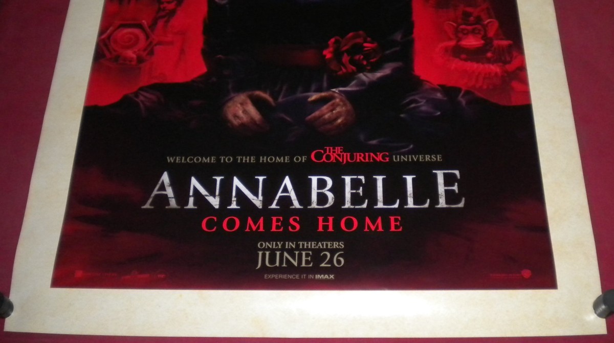 Annabelle Comes Home Movie Poster 27 x 40 D/S Conjuring Mckenna Grace