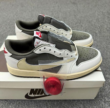 DM7866-162 Travis Scott Air Jordan 1 Low White Brown Barb New