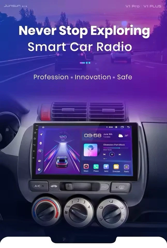 Autoradio Honda Jazz Fit 2002-2007 CarPlay-AndroidAuto BT RDS WIFI Super Promo!! - Immagine 2 di 4