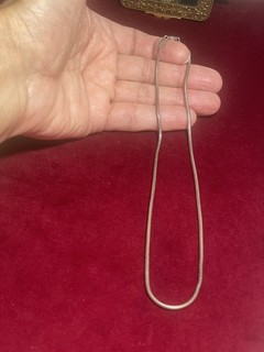 Superbe Chaîne En Argent Massif 40Cm