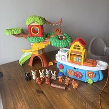 Vtech Animal Fun Baumhaus & Arche interaktives Tierspielset mit Figuren