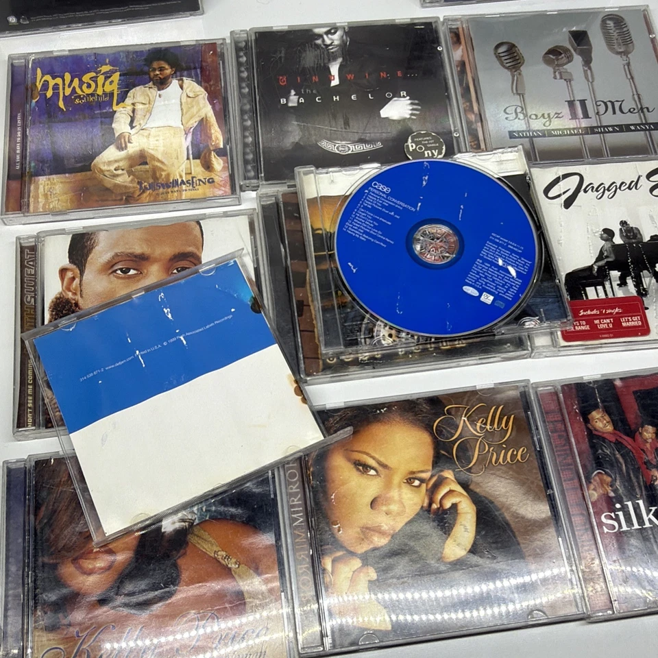 12 CD Lot 90s-2000s R&B Soul Mariah Carey Boyz II Men Musiq Ginuwine Kelly Price Foto 4 de 4