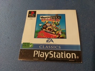 PS1 playstation 1 jaquette cover avant The Theme Park World - Photo 1/2