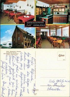 Esthal Café Restaurant Pension Ludwig Roth Main Street Esthal 1974