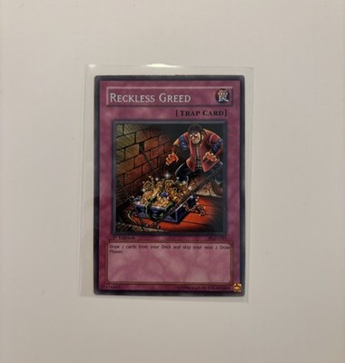 Reckless Greed PGD-051 - 1st edition Rare - Yugioh