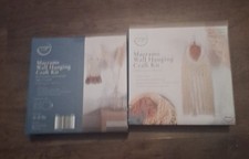 Set Of Two Freeform Craft Macrame Wall Hanging Craft Kits Beginner Friendly NEW