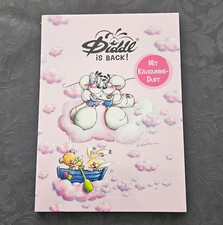 Diddl Blockblatt DIN A6 &bdquo;Diddl is BACK!&ldquo; mit Kaugummi-Duft Cover Wolken