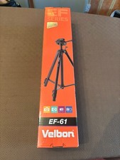 Velbon EF-61 Camera Tripod Black - Boxed with instructions