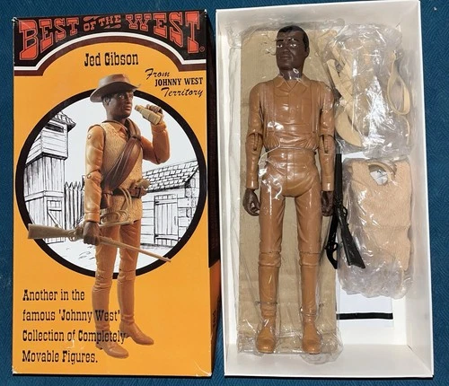 Marx Johnny West Territory Jed Gibson In Box. Jed Figure Sealed. + Accessories