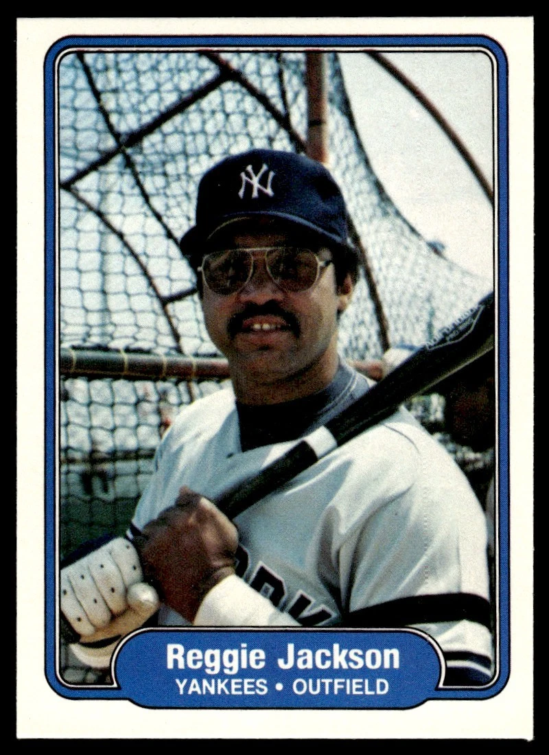 1982 Fleer Reggie Jackson New York Yankees #39