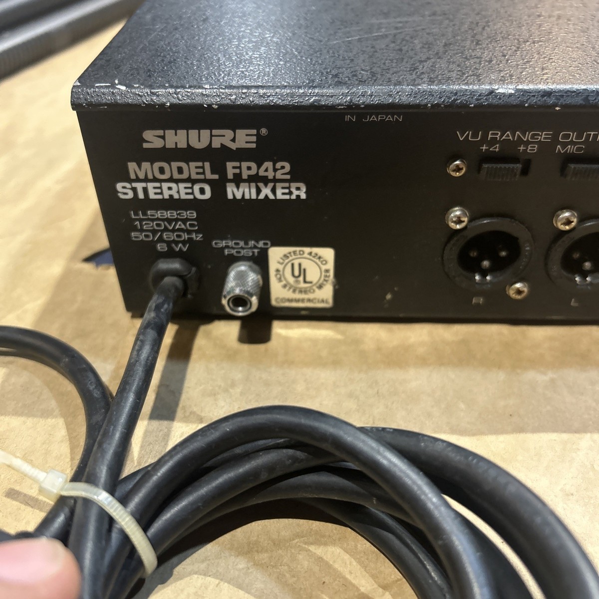Vintage Shure FP42 4 Channel Broadcast Stereo Microphone Vintage Shure FP42 4 Channel Broadcast Stereo Microphone