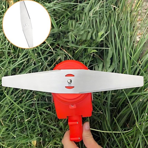 3/6PCS Replace Metal Blades Cutter Adapt for Cordless Grass Trimmer Strimmer - Picture 7 of 10