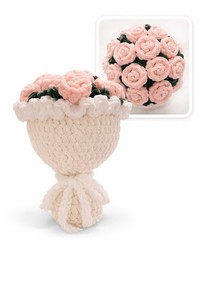 Handcrafted Pink Rose Bouquet