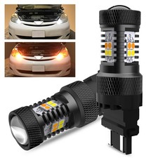 3157 Dual Color Switchback White Amber Led Turn Signal Light High Power 3157na