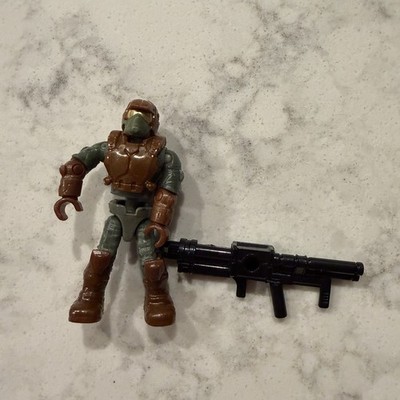 HALO MEGA BLOKS UNSC BROWN SPARTAN MARK IV MINI FIGURE 97520 TRIBUTE PACK