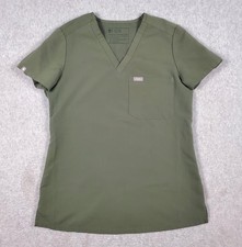 FIGS Scrub Catarina Top Womens XXS 2XS Moss Green Technical Collection Medical