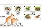 1997 JERSEY -  WILDLIFE PRESERVATION TRUST VI FDC FROM COLLECTION V5