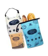 Royoroyi Bread Bags for Homemade Bread,2 Packs Reusable Bread Bag,Freezer Bre...