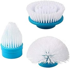 Replacement Brush Heads for Hurricane Spin Scrubber with Multi-Function Set of
