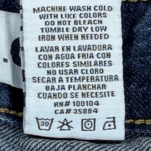 S.O.N.G. Women Dark Wash Wide Leg High Rise Cotton Denim Jeans Size 11/30 - Afbeelding 6 van 9