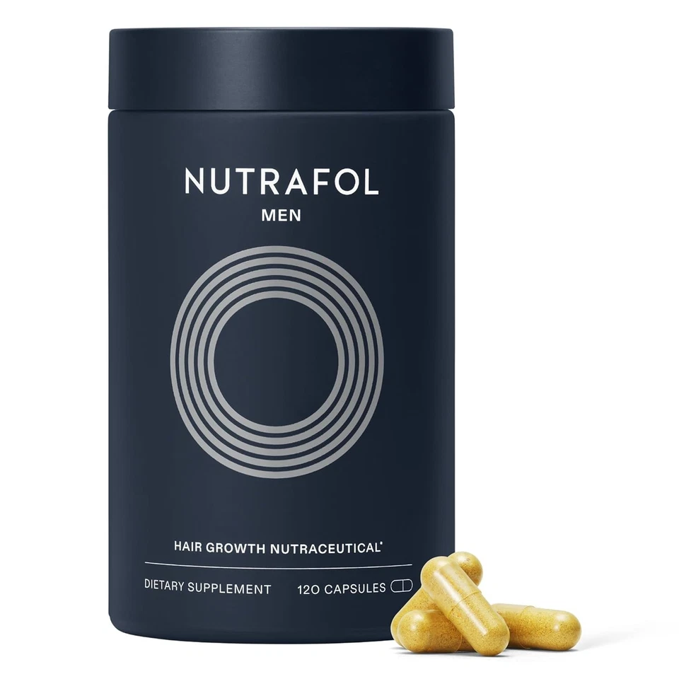 Nutrafol Men Crecimiento del Cabello Nutracéuticos Suplemento Dietético 120 Cápsulas Foto 2 de 4