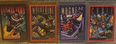 Marvel X-Men Series 2 Trading Card Lot Sentinels Wolverine Magneto Cable