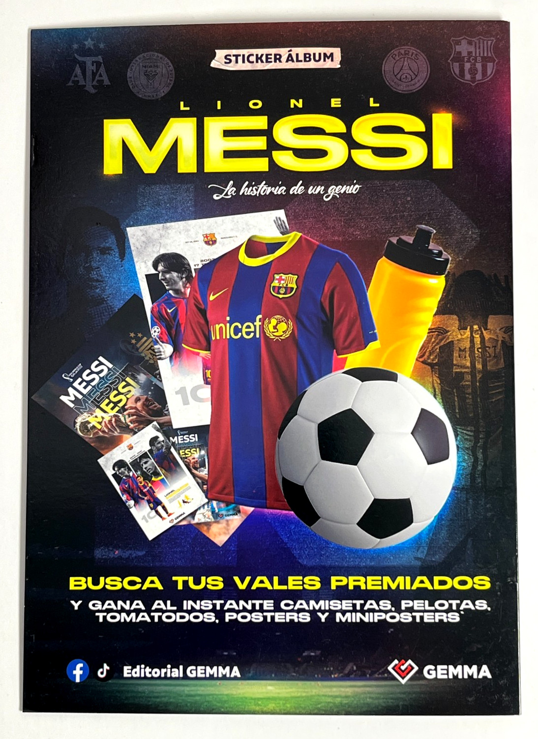 ALBUM LIONEL MESSI STORY + Full Set 162/162 Stickers Peru Edition 2025 RARE