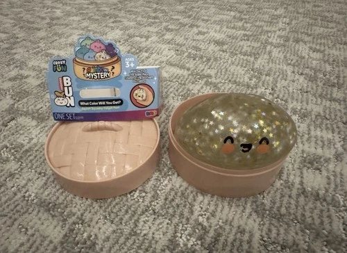 SUPER RARE Crazy Fun Rainbow Mystery Squishy Bun Dumpling - Shimmering Starlight