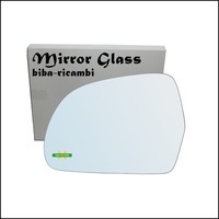 Glas RüCkspiegel Verchromt Seite Sx-Guidatore FüR Audi A4 Iv (8K) Nur Ab