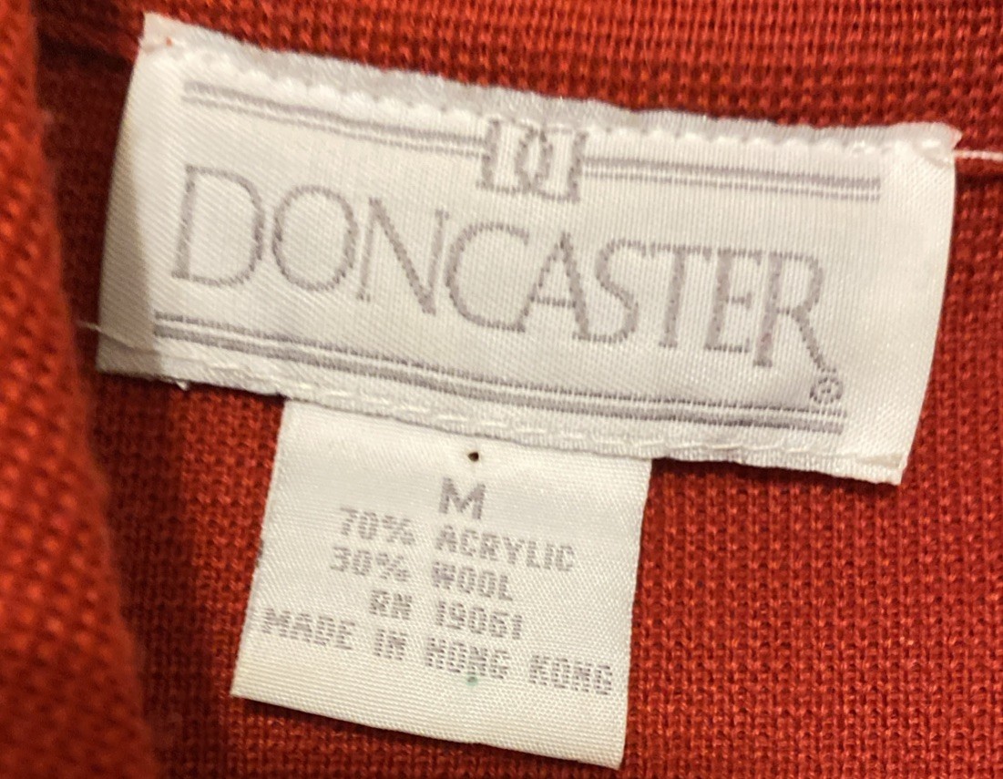 Doncaster Collection Red Collared Shift Dress Med… - image 3