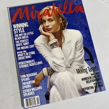 NOVEMBER 1993 MIRABELLA MAGAZINE, ANIKA, THE BLACK DRESS, MOSAIC CUFF