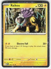 Raikou (Cosmos Holo) 048/132 Promo Carte e Prodotti Vari Pokemon NM