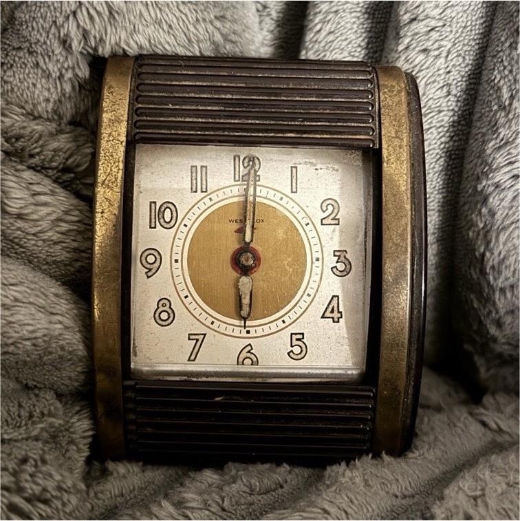 Vintage Westclox Travel Alarm Clock