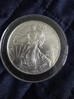 2019 American 90 Silver Eagle Brilliant Uncirculated Coin $1 Protective Capsule