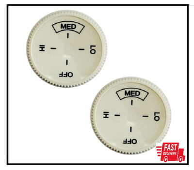 2PCS Baseboard Heater Thermostat Temperature Control Dial Knob Replacement Base 