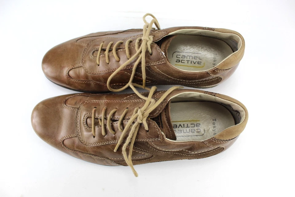 Camel Active Gr.42 Uk.8 Herren Comfort Schnürschuhe Leder Braun TOP  P 23 - Bild 4 von 4