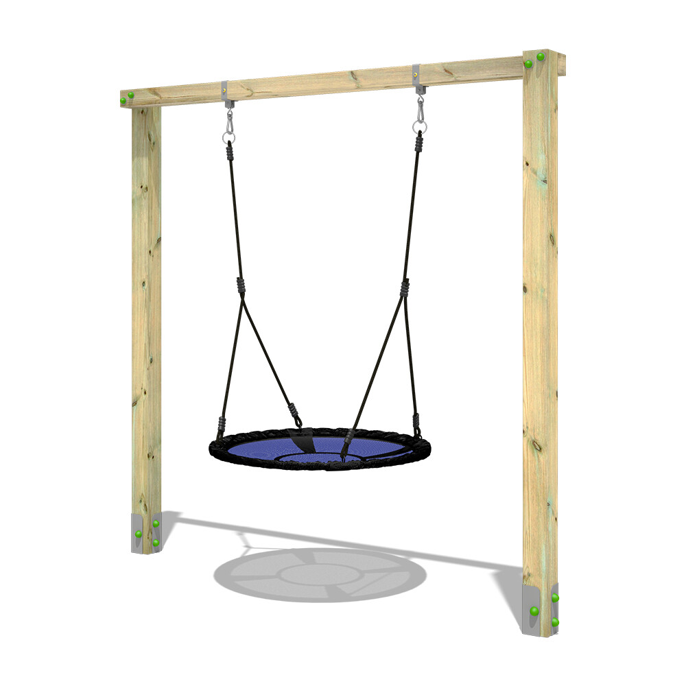 WICKEY Aero Sun outdoor Swing frame wooden garden children