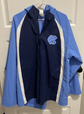 Vintage North Carolina Tar Heels Rain Jacket- Men s L Mighty Mac Sports