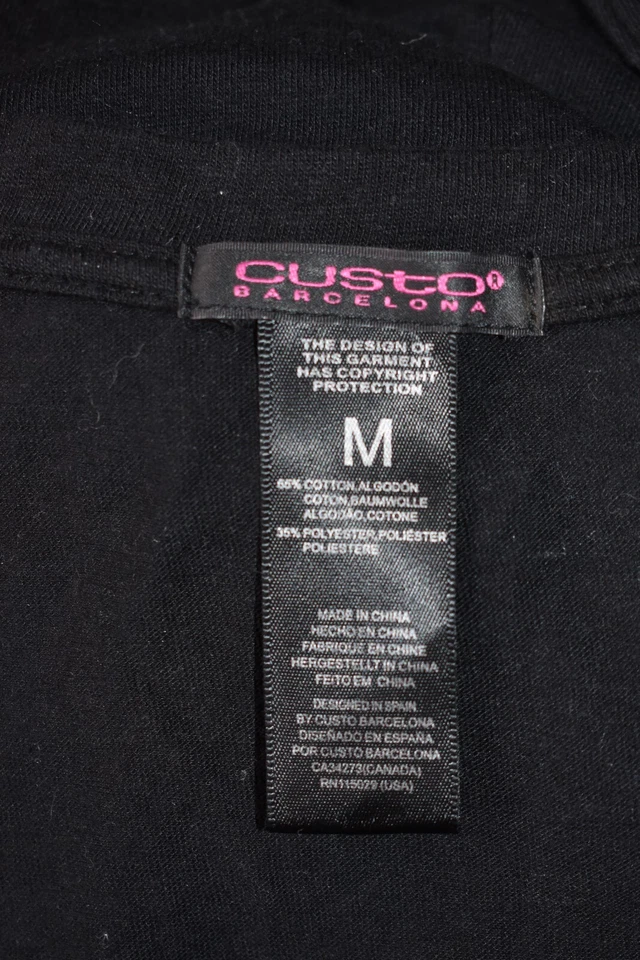 CUSTO BARCELONA ☮ Maxikleid Jersey Kleid Dress in Schwarz INT M - TOP - Bild 4 von 4