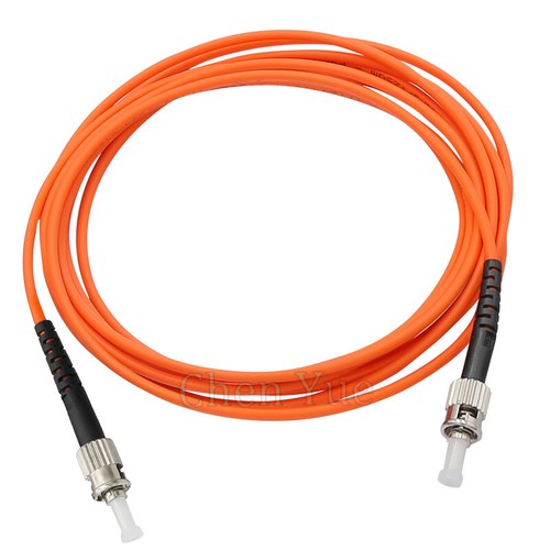 2pcs 10M ST-ST Fiber Optic Patch Cord Simplex Multimode OM2 50/125 Fiber Cable - Picture 2 of 4